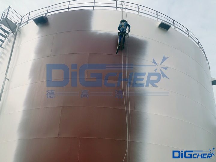 石化儲罐重新噴涂