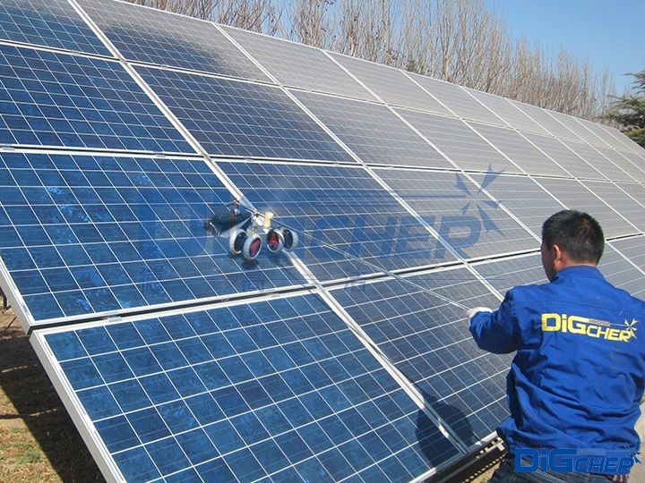 光伏電池板高壓水清洗設備