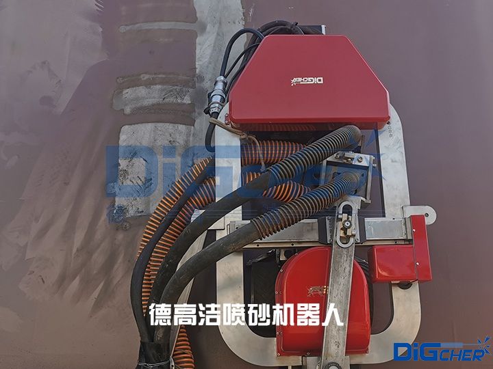 德高潔噴砂機器人