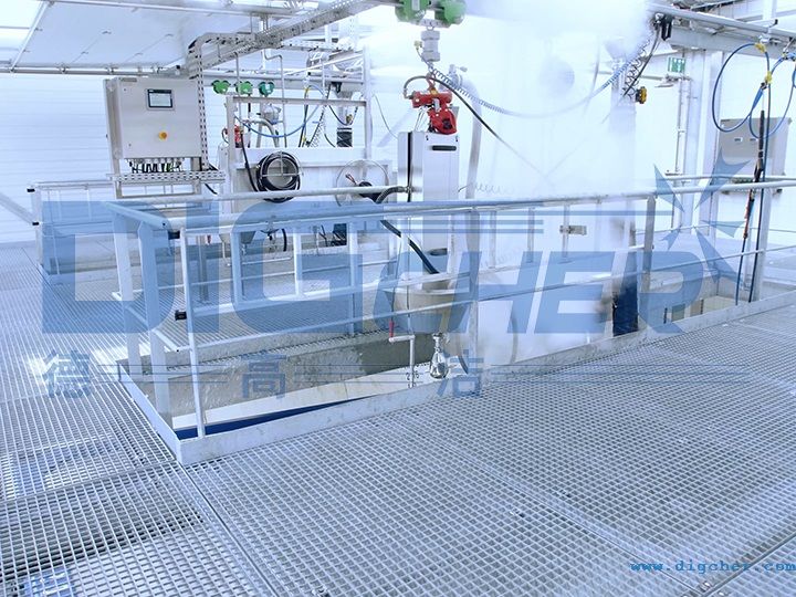 高壓水自動化罐車清洗系統作業平臺