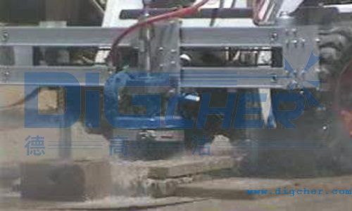 混凝土水射流拉毛